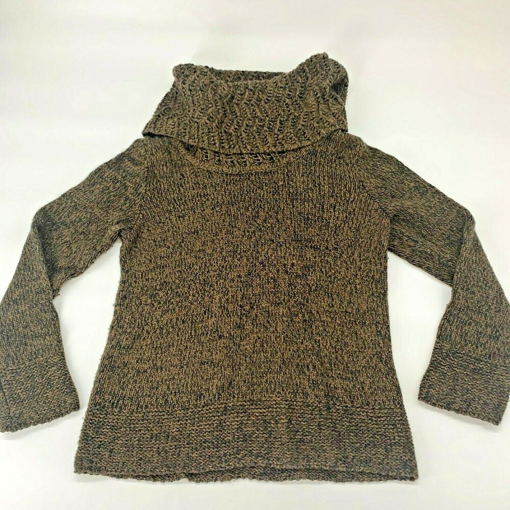 89th & Madison Pullover Sweater Knit Turtleneck Long Sleeve Women's Size Large